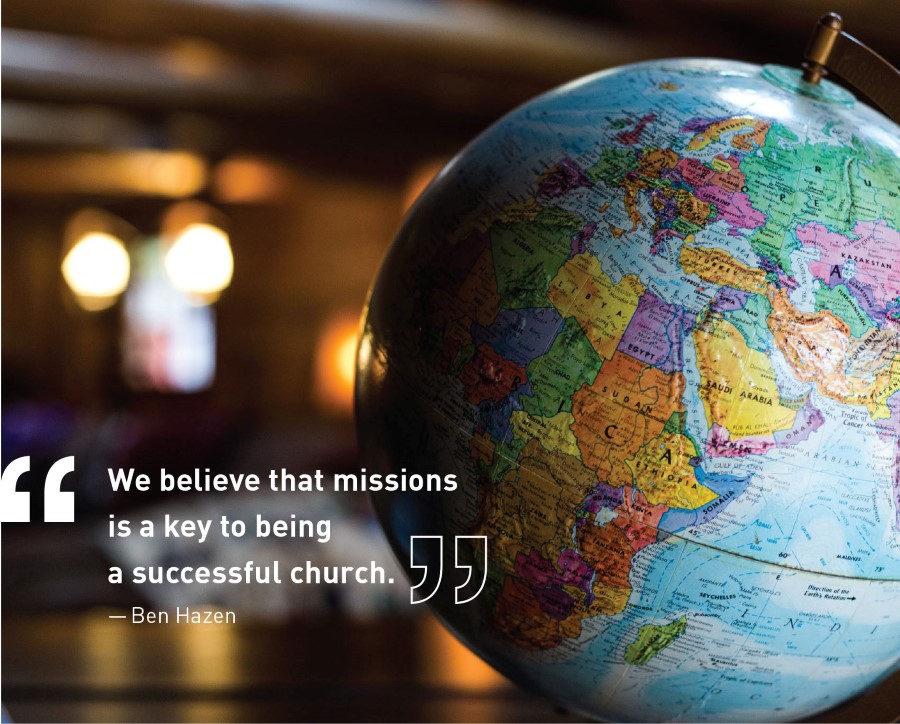 We believe that missions is a key to being a successful church.