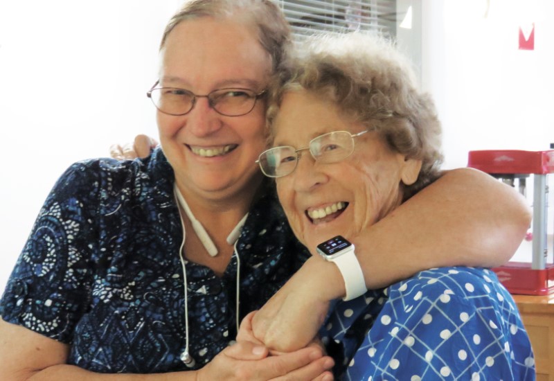 Homes Staff Member with Resident