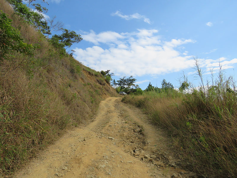 The road was mostly ruts