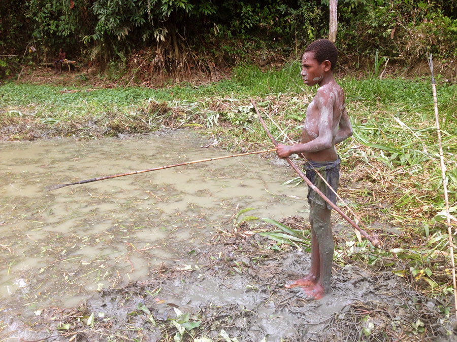 Boy, Kaje, Bow and Arrow, Culture Practice