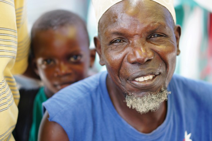 Tanzanian man with greying beard