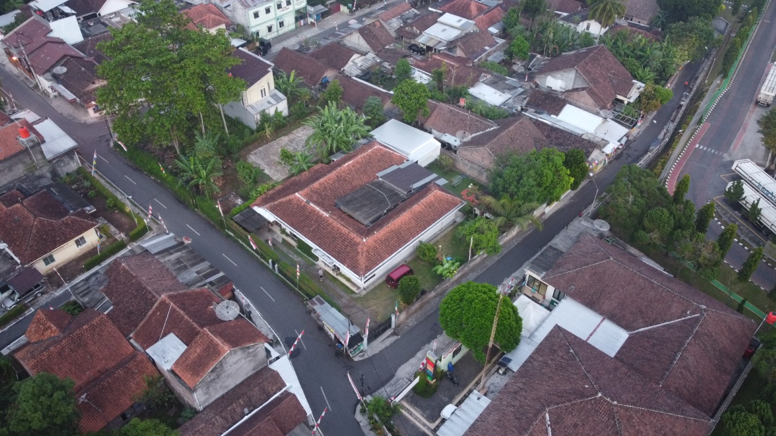 Aerial view of the Orientation Center