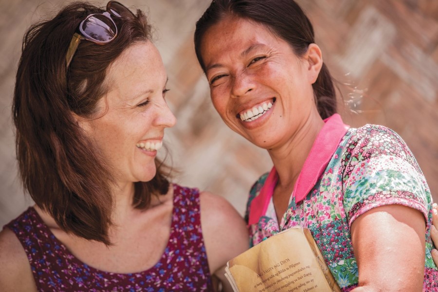 Missionary with woman